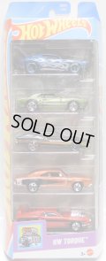 【US版】2026 5PACK 【HW TORQUE】Muscle Bound/Custom '67 Pontiac Firebird/'72 Ford Gran Torino Sport/'69 Dodge Charger 500/Rivited（予約不可）