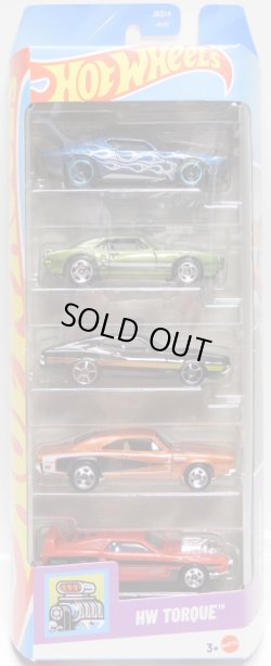 画像1: 【US版】2026 5PACK 【HW TORQUE】Muscle Bound/Custom '67 Pontiac Firebird/'72 Ford Gran Torino Sport/'69 Dodge Charger 500/Rivited（予約不可）