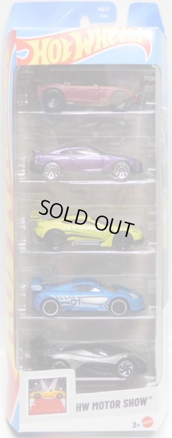 画像1: 【US版】2026 5PACK 【HW MOTOR SHOW】'15 Jaguar F-Type Project 7/2009 Nissan GT-R/Aston Martin Vantage GT3/Renault Sport R.S. 01/Celero GT（予約不可）