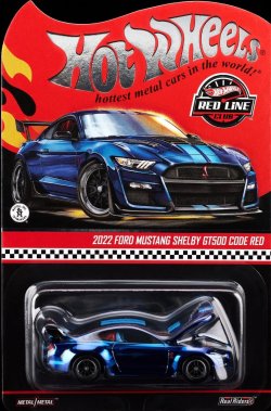 画像1: 2026 RLC EXCLUSIVE 【2022 FORD MUSTANG SHELBY GT500 CODE RED(フード開閉タイプ)】SPEC.INDIGO BLUE/RR