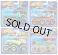 【仮予約】PRE-ORDER - 2026 HW MONSTER TRUCKS! 【モンスタートラック トランスポーター Mアソート (4個入り）】(2026年11月下旬入荷予定）