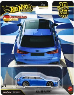 画像1: 【仮予約】PRE-ORDER - 2026 HW CAR CULTURE "ドイチュラント デザイン" 【アウディ RS 6 アバント】BLUE/RR(2026年12月上旬入荷予定）