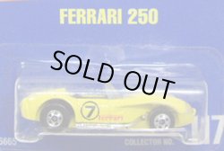 画像1: 【FERRARI 250】　YELLOW/BW (CHROME PIPES)