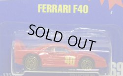 画像1: 【FERRARI F40】　RED/GOLD UH