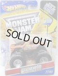 2011 MONSTER JAM INSIDE TATTOO 【BAD NEWS TRAVELS FAST】 ORANGE