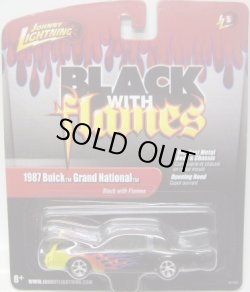 画像1: JOHNNY LIGHTNING 2.0  R5 【"BLACK WITH FLAMES"1987 BUICK GRAND NATIONALS】 BLACK