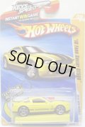 【'10 FORD SHELBY GT500】　YELLOW/PR5   (WALMART EXCLUSIVE キーチェーン付）