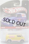 HOT WHEELS DELIVERY 【CUSTOM '77 DODGE VAN】　YELLOW/RR