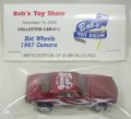 2002 BOB'S TOY SHOW 【'67 CAMARO】　MET.RED/BW (ONLY 1/25)