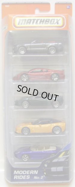 画像1: 2010 MATCHBOX 5PACK - MODERN RIDES No.2 【2007 Ford Shelby GT500/Volkswagen W12 Concept/Lotus Evora/Corvette ZR-1/Porsche 911 Carrera Cabriolet】