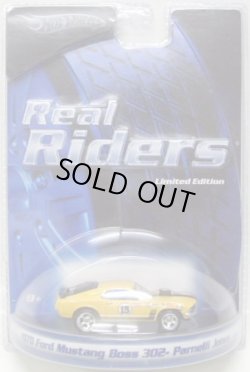 画像1: 2006 REAL RIDERS 【1970 FORD MUSTANG BOSS 302 - PARNELLI JONES】　YELLOW/RR