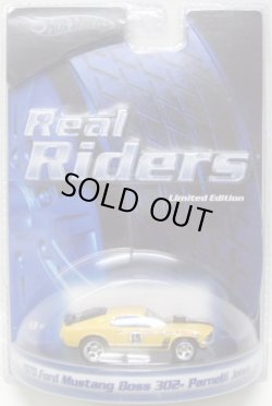 画像1: 2006 REAL RIDERS 【1970 FORD MUSTANG BOSS 302 - PARNELLI JONES】　YELLOW/RR