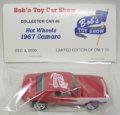 2000 BOB'S TOY SHOW 【'67 CAMARO】　RED/5SP GOOD YEAR TAMPO (ONLY 1/70)
