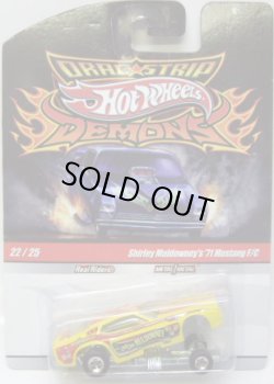 画像1: 2010 DRAGSTRIP DEMONS 【SHIRLEY MULDOWNEY'S '71 MUSTANG F/C】　YELLOW/RR