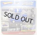 1/50 CUSTOM MOTORS STARTER SET 【GT RACER】 BLUE 　