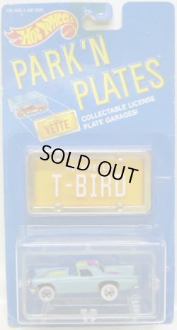 画像1: PARK'N PLATES 【'57 T-BIRD (2072)】 TURQUOISE/WW  (ORANGE PLATE)