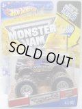 2011 MONSTER JAM INSIDE TATTOO 【BOUNTY HUNTER】 BLUE (MWD TRUCKS)