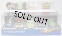 画像1: TOY STORY - 5PACK GIFT SET  【LITTLE GREEN SPEEDSTER/WHEELIN' WOODY/BLASTIN' BUZZ/LOTSO SPEED/REX RIDER】