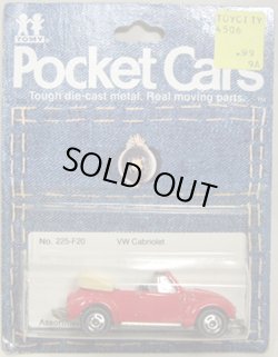 画像1: TOMY-POCKET CARS 【VW CABRIOLET】　RED  （USトミカ）