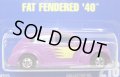 【FAT FENDER '40】　PURPLE/BW