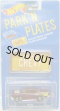 PARK'N PLATES 【'57 CHEVY (2178)】 MET.RED/HO  (YELLOW PLATE)