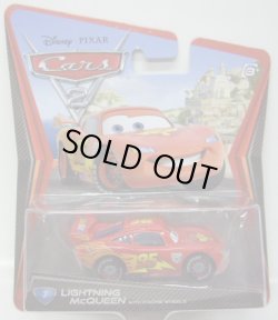 画像1: DISNEY CARS 2 【LIGHTNING McQUEEN with RACING WHEELS】 RED