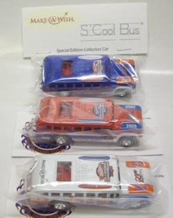 画像1: 23rd Annual Collectors Convention BINGO 3CAR SET  【S'COOL BUS】　WHITE・RED・BLUE/RR (CODE-3)