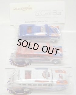 画像1: 23rd Annual Collectors Convention BINGO 3CAR SET  【S'COOL BUS】　WHITE・RED・BLUE/RR (CODE-3)