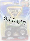 2010 MONSTER JAM FLAG SERIES 【UDDER MADNESS - DAIRY DELIVERY (HOT WHEELS ORIGINALS)】　GREEN (TAMPOバリエーション・牛柄小）