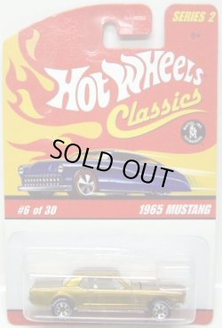 画像1: 2006 CLASSICS SERIES 2 【1965 MUSTANG】　SPEC.GOLD/7SP (BLACK STRIPES) (RLC EXCLUSIVE)