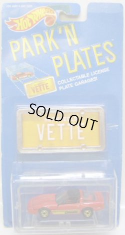 画像1: PARK'N PLATES 【80'S CORVETTE (2170)】 RED/HO (ORANGE PLATE)