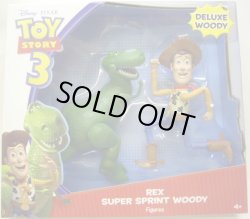 画像1: TOY STORY 3 【ACTION FIGURE 2PACK - REX / SUPER SPRINT WOODY (T5458/T5459)】