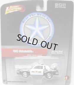 画像1: JOHNNY LIGHTNING 2.0  R6 【"OFFICER JAMES LUCKETT"1983 OLDSMOBILE】 BLACK-WHITE