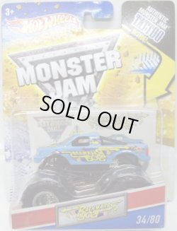 画像1: 2011 MONSTER JAM INSIDE TATTOO 【BACKWARDS BOB】 LIGHT BLUE