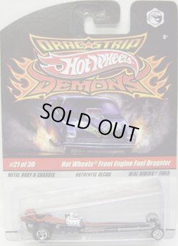 画像1: DRAGSTRIP DEMONS 【HOT WHEELS FRONT ENGINE FUEL DRAGSTER】　BLACK-RED/RR