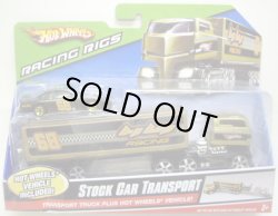 画像1: 2009 RACING RIGS 【STOCK CAR TRANSPORT】　FLAT BLACK/GOLD 5SP