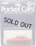 TOMY POCKET CARS 【NISSAN BLUEBIRD TURBO】　RED （USトミカ）