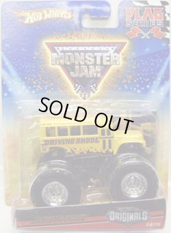 画像1: 2010 MONSTER JAM FLAG SERIES 【DRIVING SKOOL (HOT WHEELS ORIGINALS)】　YELLOW