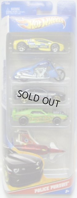 画像1: 2011 5PACK 【POLICE PURSUIT】　Zotic/Scorchin' Scooter/'10 Camaro SS/Rivited/Poison Arrow