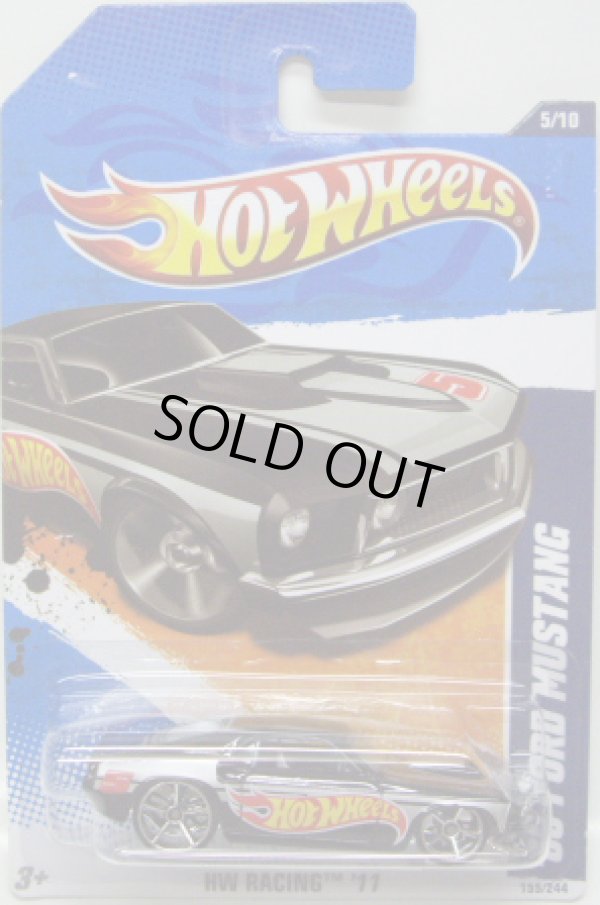 画像1: 【'69 FORD MUSTANG】　BLACK/O5  (WALMART EXCLUSIVE COLOR)