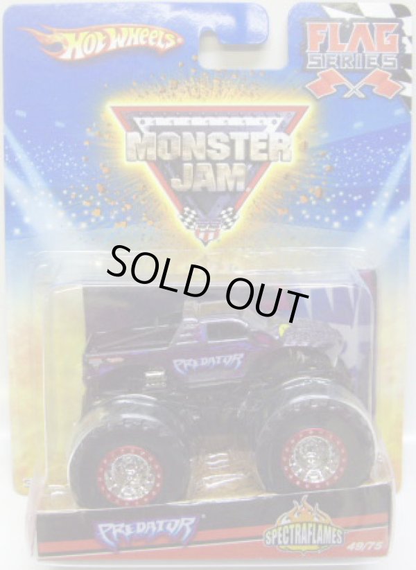 画像1: 2010 MONSTER JAM FLAG SERIES 【PREDATOR (SPECTRAFLAMES)】 DARK NAVY