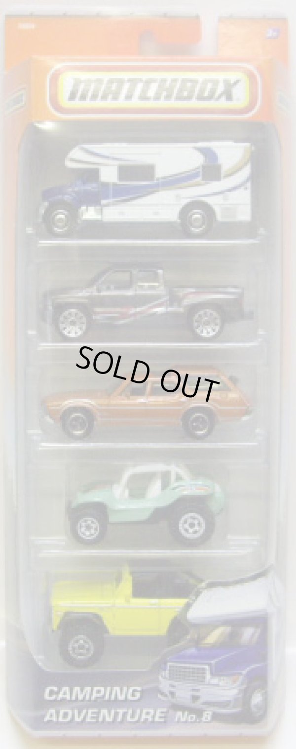 画像1: 2010 MATCHBOX 5PACK - CAMPING ADVENTURE No.8 【MBX Motor Home  / Chevy Silverado / Oldsmobile Vista Cruiser / Baja Bandit / Ford Bronco 4x4 】