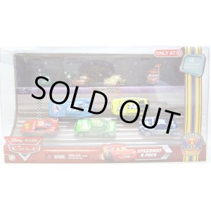 画像: TARGET EXCLUSIVE SPEEDWAY 9-PACK 【DASH BOARDMAN/HOUSER BOON/TIM RIMMER/TIMOTHY TWOSTROKE/LIGHTNING McQUEEN/THE KING/CHICK HICKS/SIDEWALL SHINE NO.74/CLUTCH AID NO.121】　