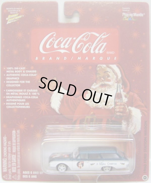 画像1: LIMITED EDITION - COCA COLA 【A MERRY CHRISTMAS 1960 FORD STATION WAGON】　GREEN-WHITE (WHITE LIGHTNING)