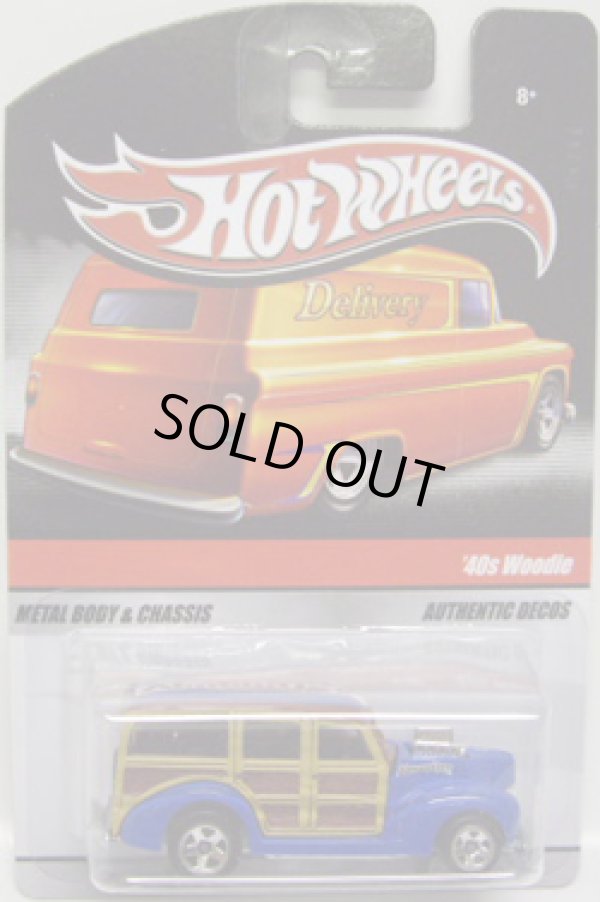 画像1: 2010 HOT WHEELS DELIVERY - SWEET RIDES 【'40 WOODIE】　BLUE/5SP