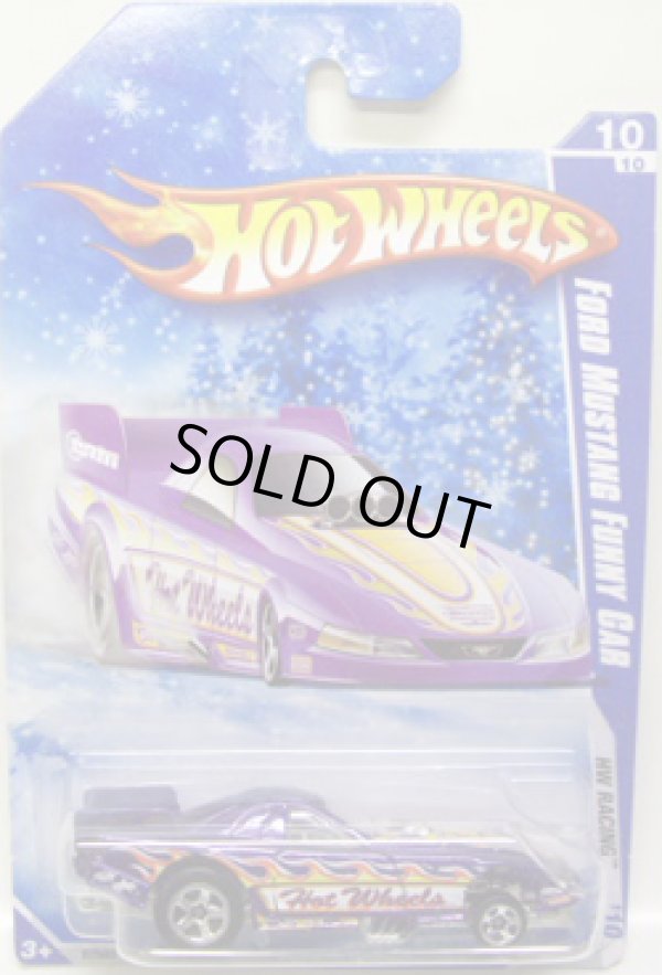 画像1: TARGET EXCLUSIVE SNOW FLAKE CARD 【FORD MUSTANG FUNNY CAR】　PURPLE/5SP