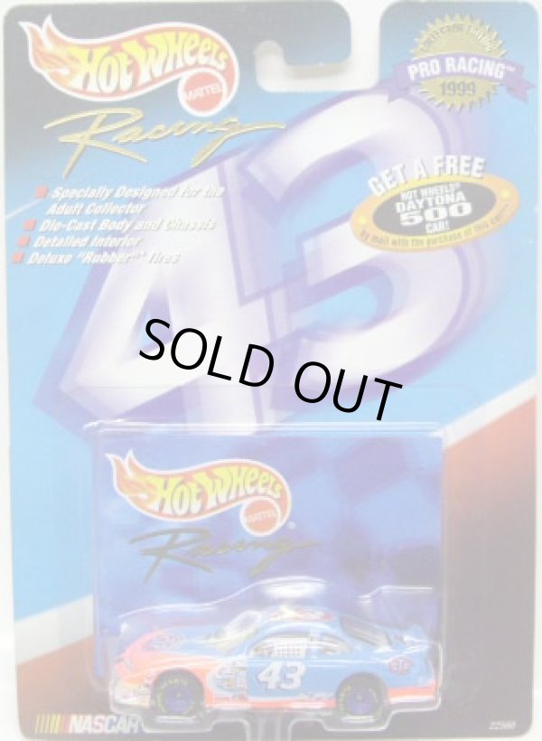 画像1: 1999 HOT WHEELS PRO RACING 【JOHN ANDRETTI #43 TEAM STP PONTIAC GRAND PRIX (PRO RACING)】　LT.BLUE/RR