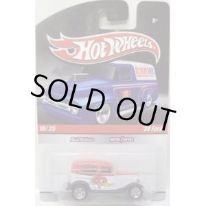 画像: 2010 HOT WHEELS DELIVERY 【'34 FORD】　RED-WHITE/RR (CLAY SMITH TAMPO)