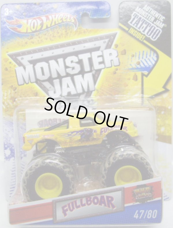 画像1: 2011 MONSTER JAM INSIDE TATTOO 【FULLBOAR】 YELLOW (MWD TRUCKS)