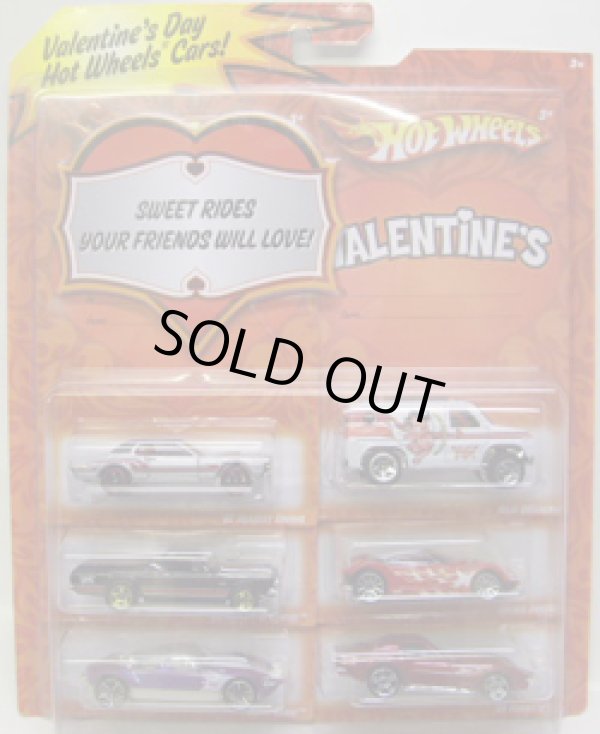 画像1: 2010 VALENTINE'S DAY EXCLUSIVE 【TARGET EXCLUSIVE 6 CAR PACK】'68 MERCURY COUGAR/'68 EL CAMINO/AVANT GARAGE/BAJA BREAKER/GOLDEN ALLOW/'69 CORVETTE